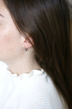 Dormeuses anciennes diamants 0.50 Ct - Castafiore