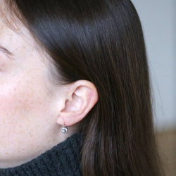 Dormeuses Anciennes Perles Fines Diamants - Castafiore