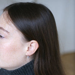 Dormeuses Anciennes Perles Fines Diamants - Castafiore