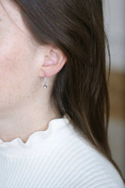 Dormeuses diamant pendantes - Castafiore