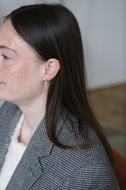 Dormeuses Diamants 0.60 Ct Or Rose et Platine - Castafiore