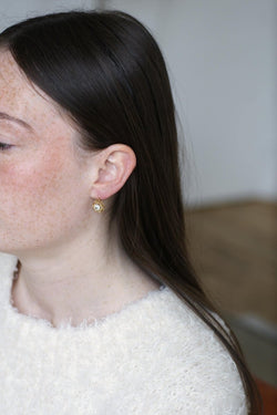 Dormeuses Diamants Taille Ancienne Coussin 1.40 Cts - Castafiore