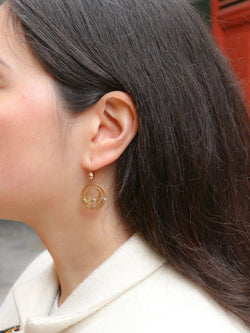 Dormeuses vintage or jaune - Castafiore