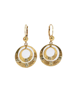 Dormeuses vintage or jaune - Castafiore