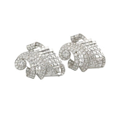 Double Clip - Or, platine & diamants - Castafiore