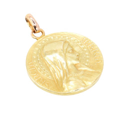 DROPSY Médaille Art Nouveau Sancta Maria or jaune - Castafiore