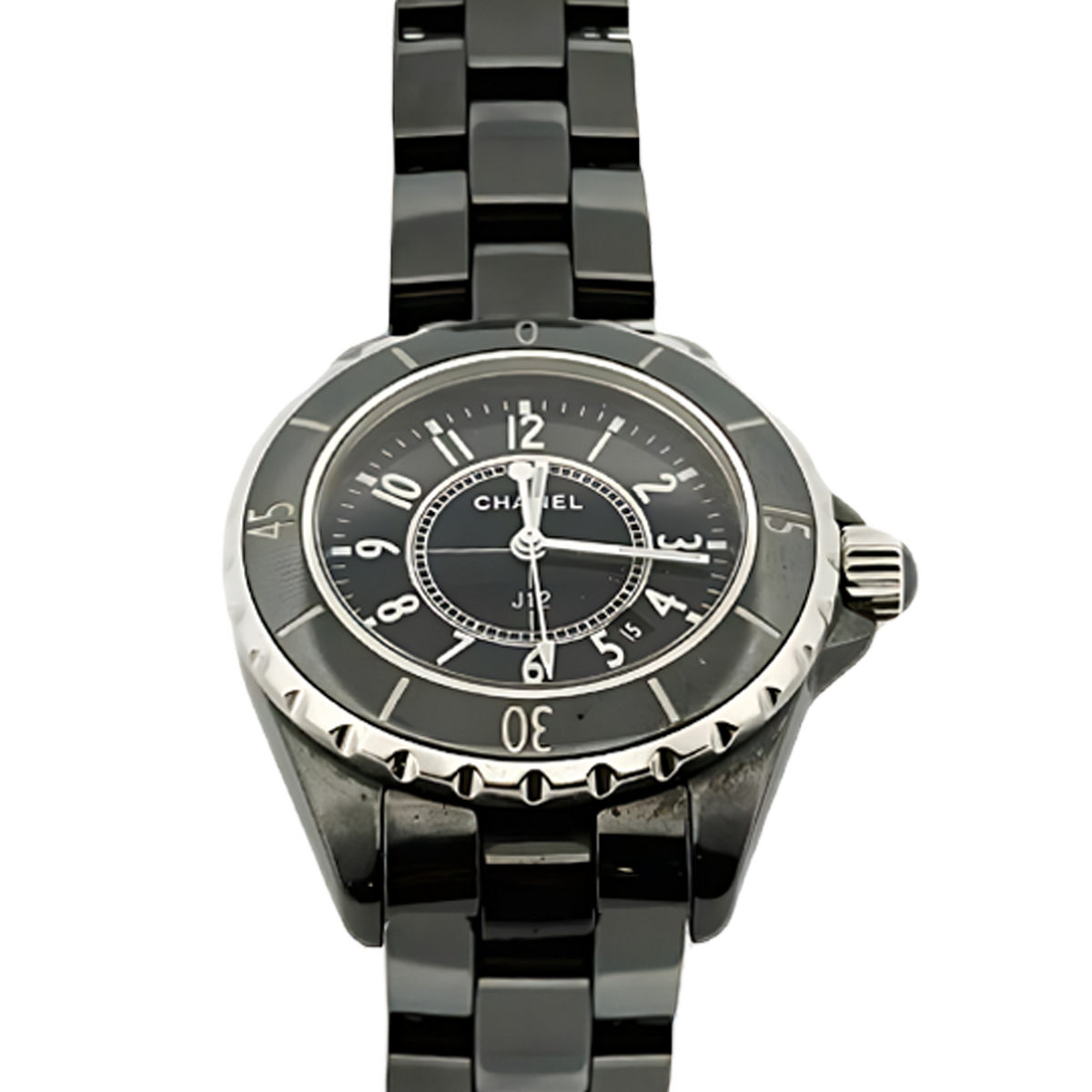 CHANEL J12 watch in black ceramic