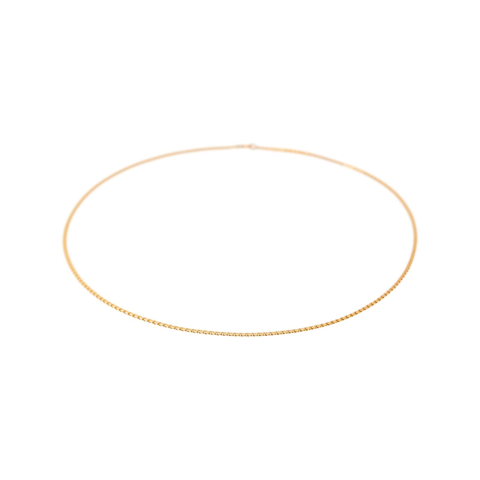 Rose gold necklace
