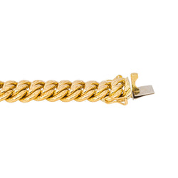 Yellow Gold American Link Bracelet