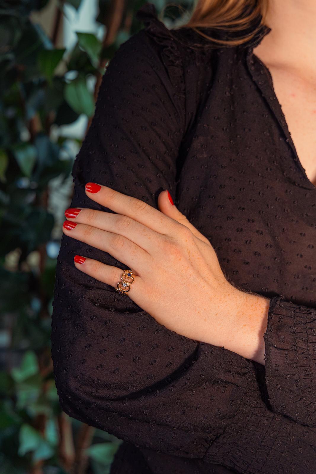 Rose gold Diamond Band Ring
