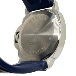 PANERAI "Luminor Base" Watch in Steel and Rubber