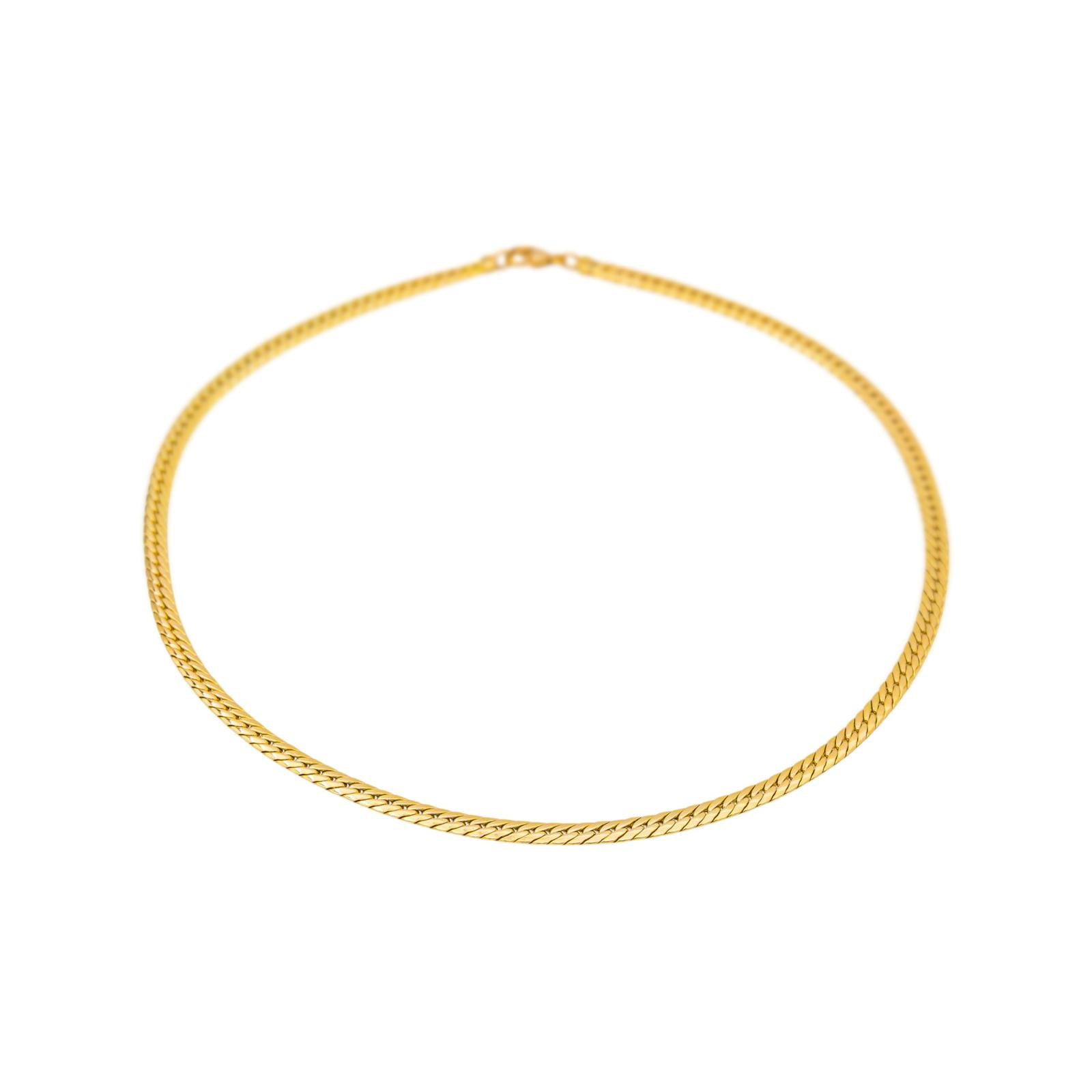Collier Maille anglaise Or jaune
