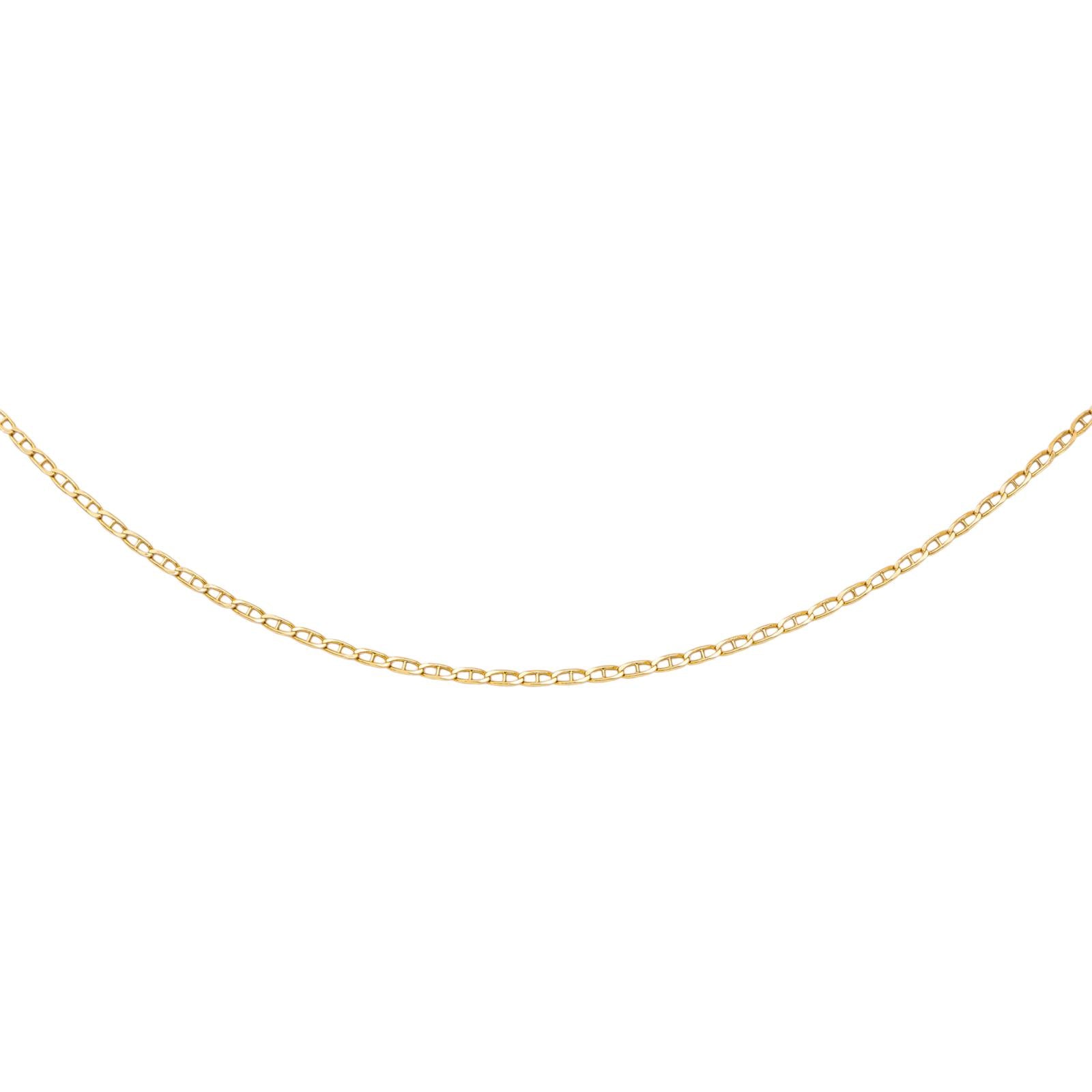 Yellow Gold Nautical Link Necklace