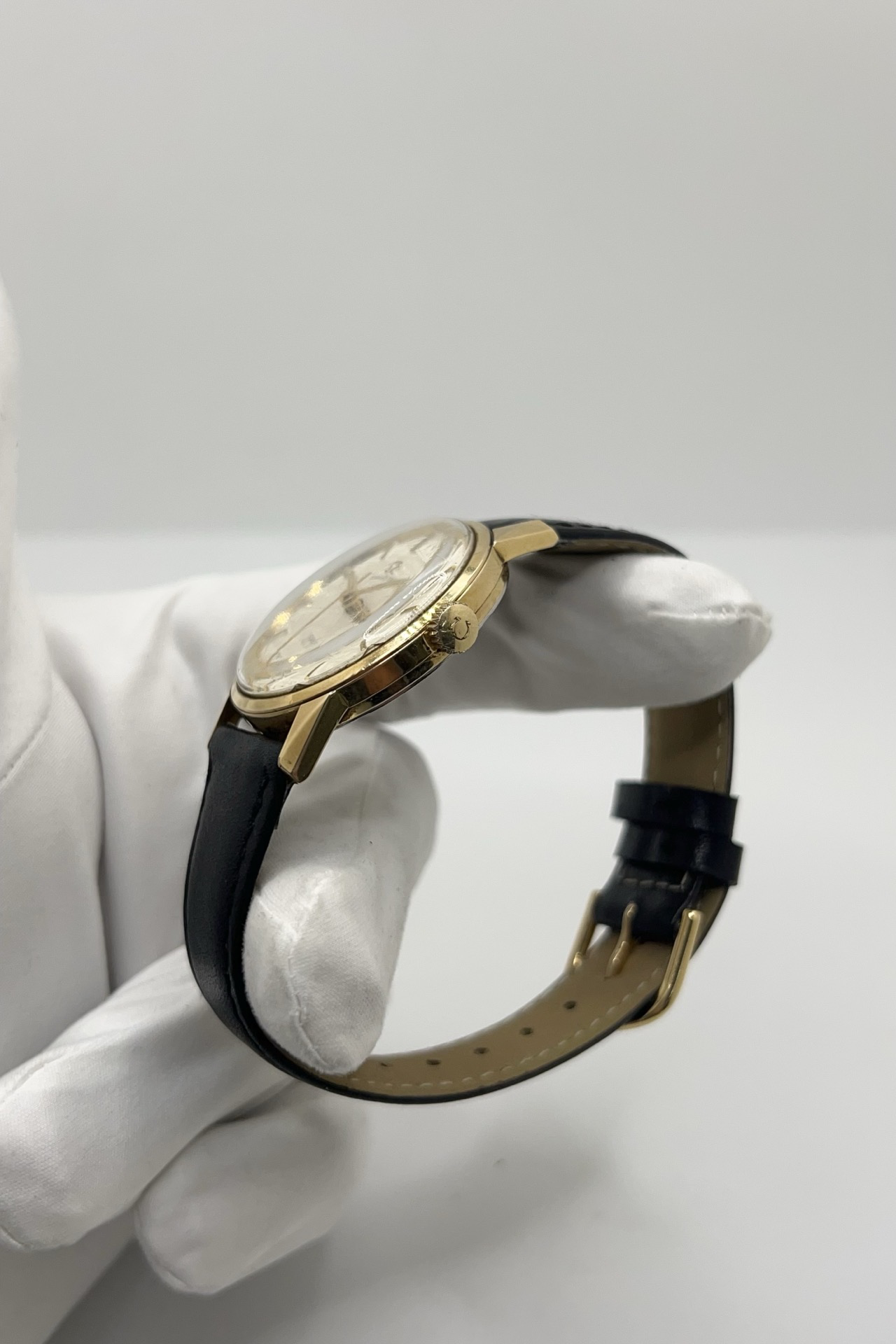 OMEGA "Seamaster 300" Watch in Stainless Steel and Leather