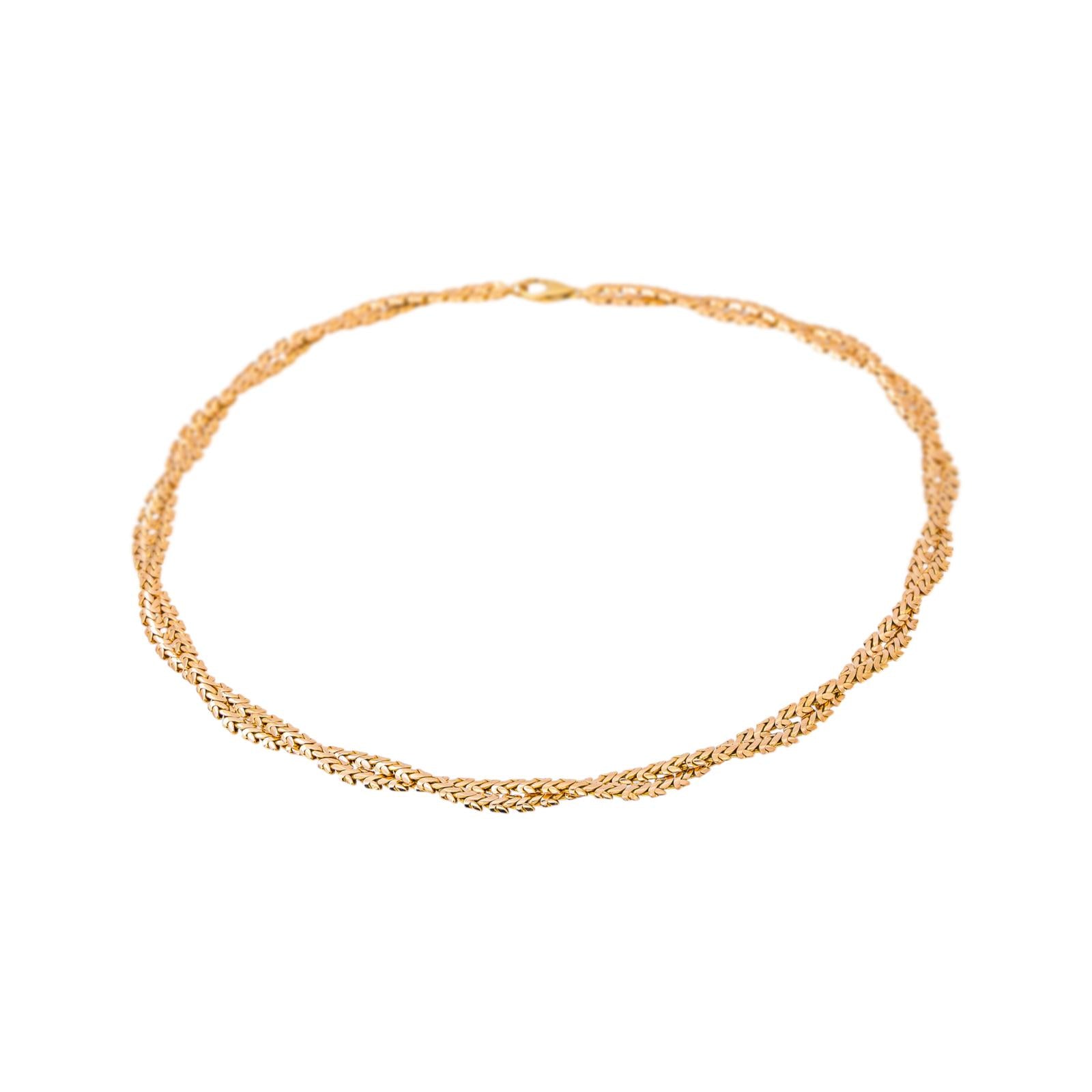 Rose gold Link Necklace