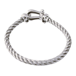 FRED "Force 10" Bracelet in white gold and steel