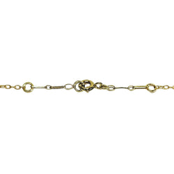 Champagne Gold and Pearl Drapery Necklace