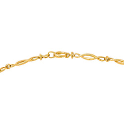 Yellow gold necklace