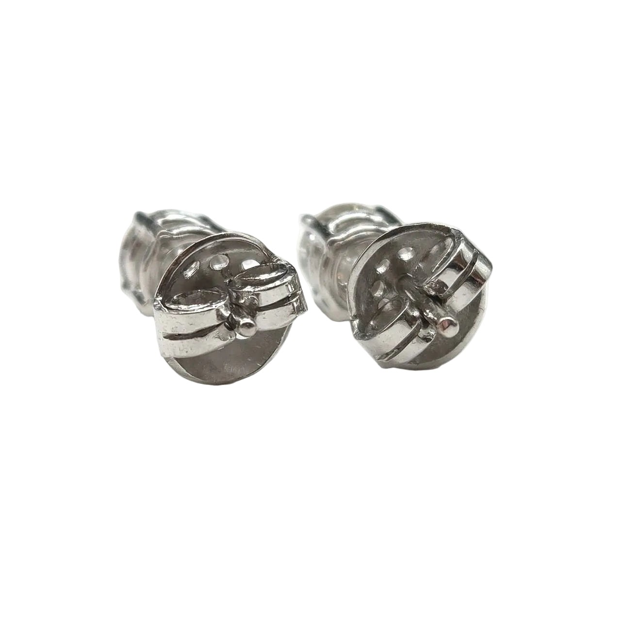 White Gold and Diamond Earrings