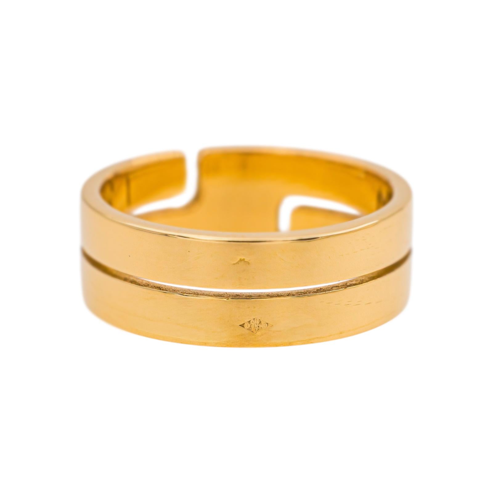 Dinh Van Bague  Jonc Seventies Or jaune