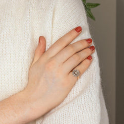 Bague Entourage en or jaune et diamants