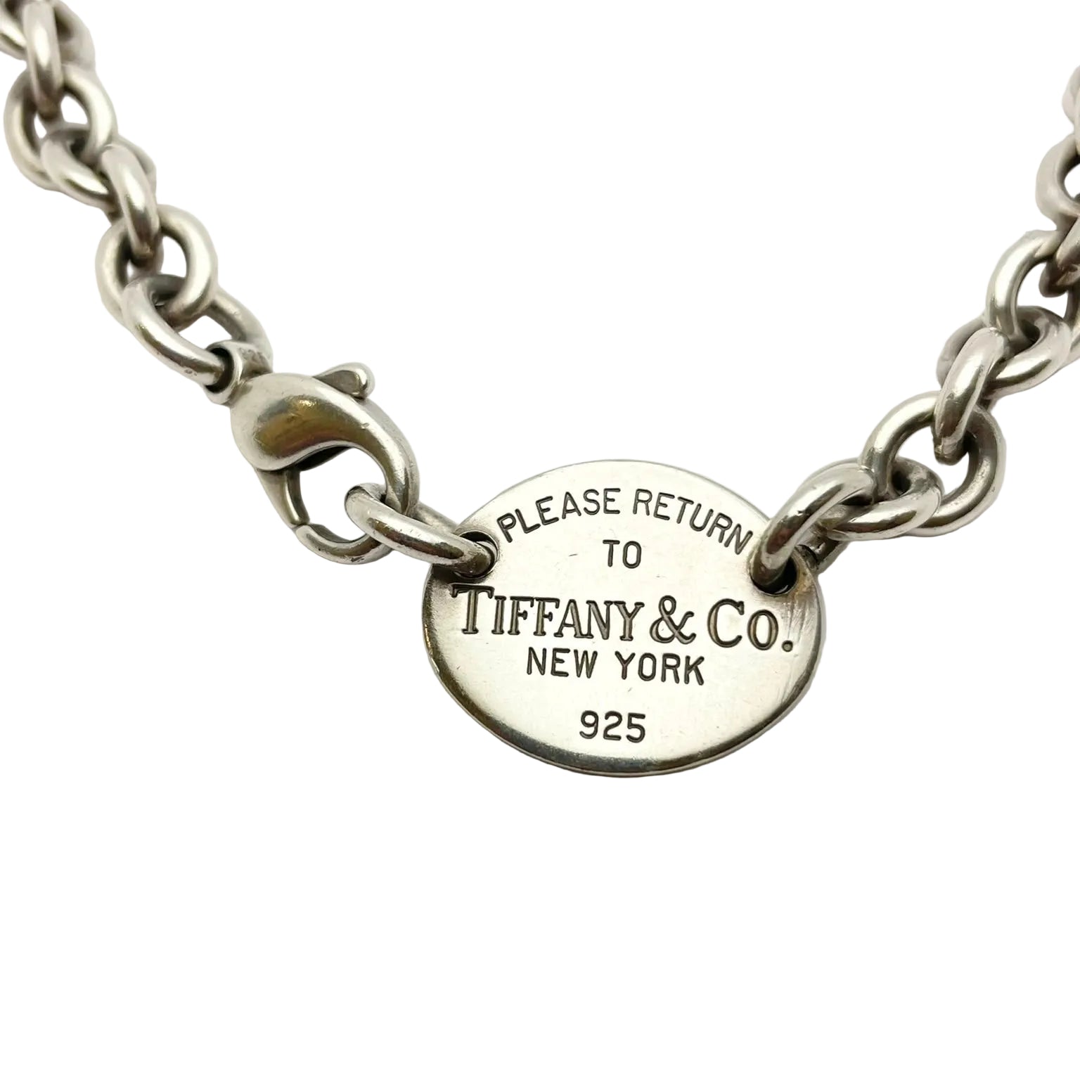 TIFFANY & CO. Silver Pendant Necklace