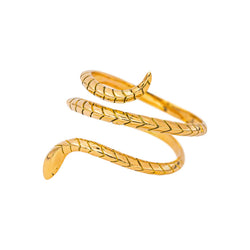 Yellow Gold Snake Ring