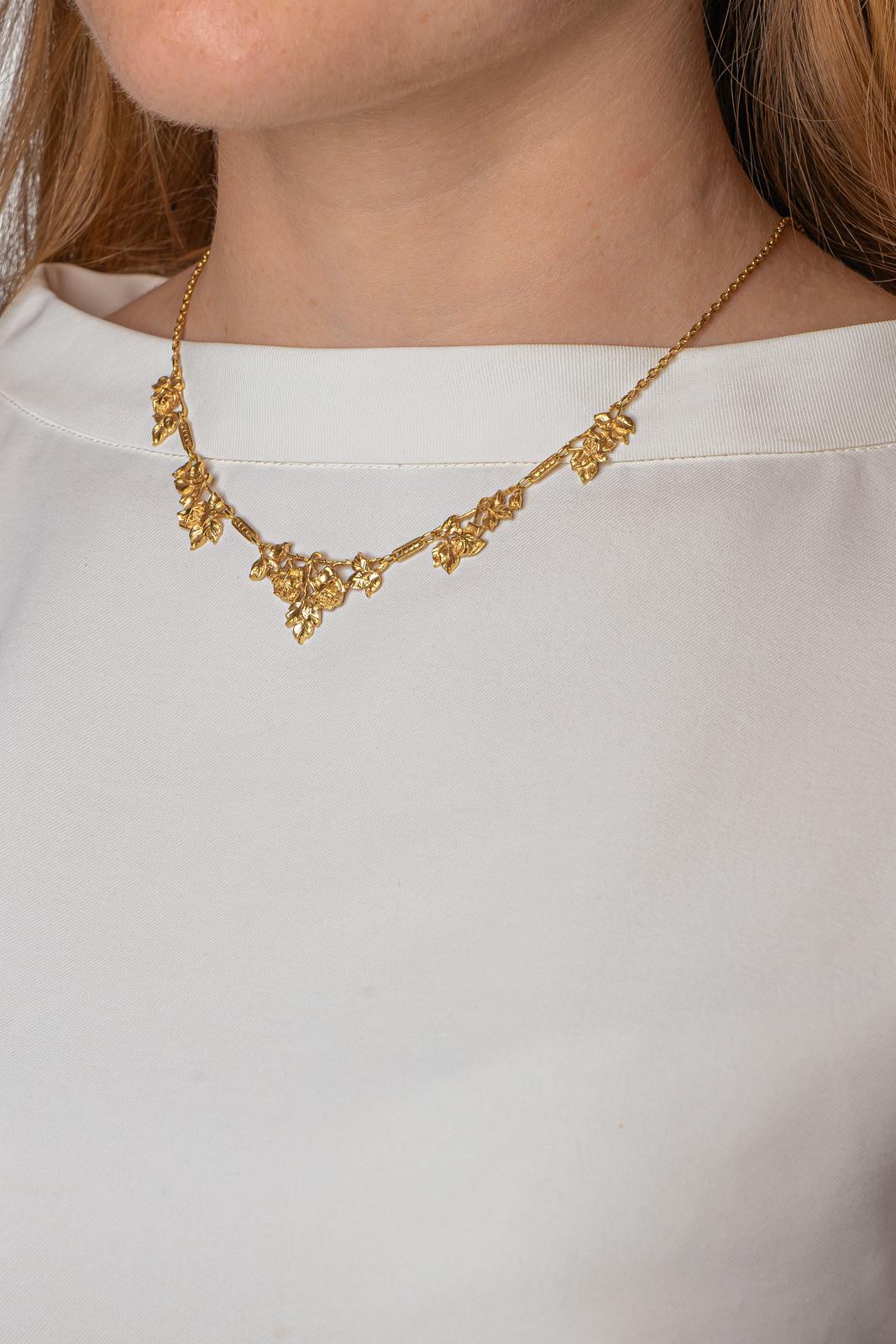 Yellow Gold Forçat Link Necklace