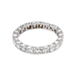 Bague Alliance Américaine Or blanc Diamant