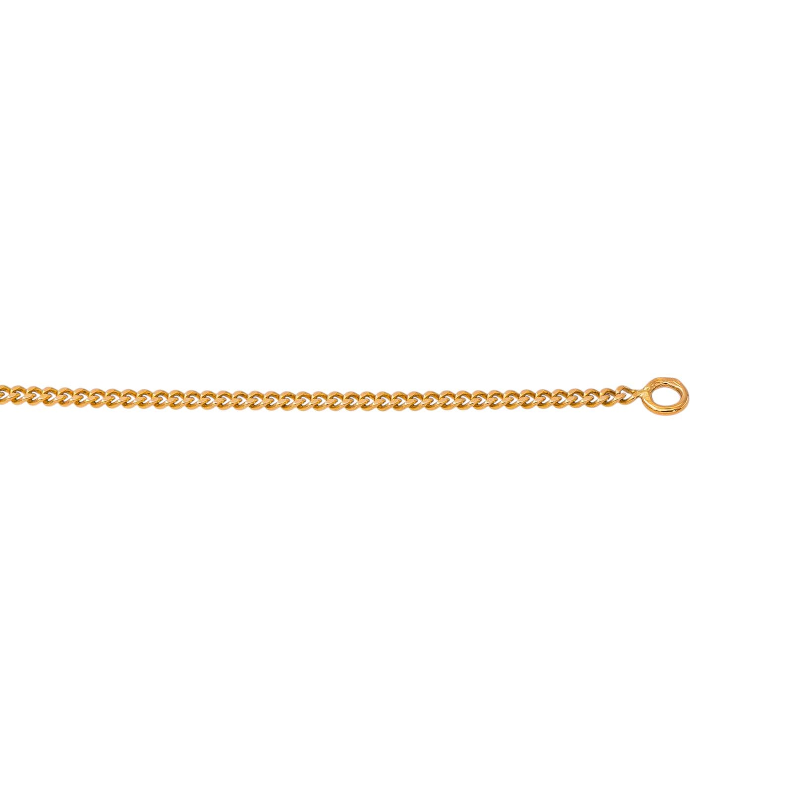 Rose gold Curb chain Necklace