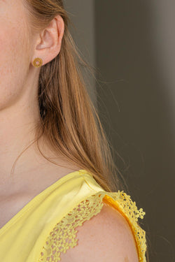 Dinh Van Boucles d'oreilles  Seventies Or jaune