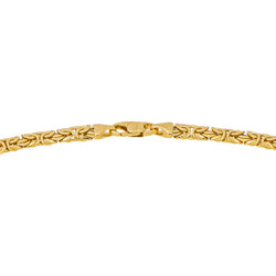 Peruvian Link Necklace in Yellow gold