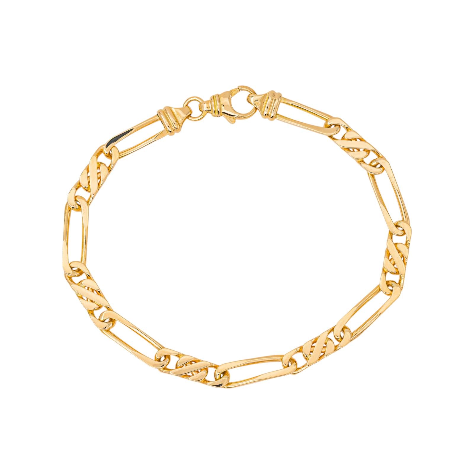 Bracelet Maille cheval Or jaune