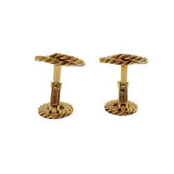 VAN CLEEF & ARPELS yellow gold cufflinks