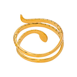 Yellow Gold Snake Ring