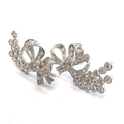 Platinum and Diamond Earrings