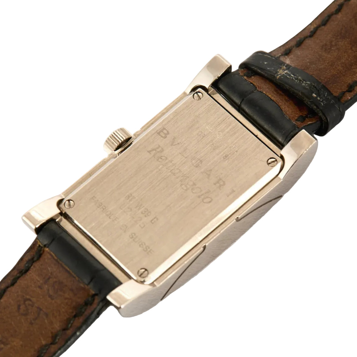 Watch Bulgari - Retrangolo in white gold and diamonds