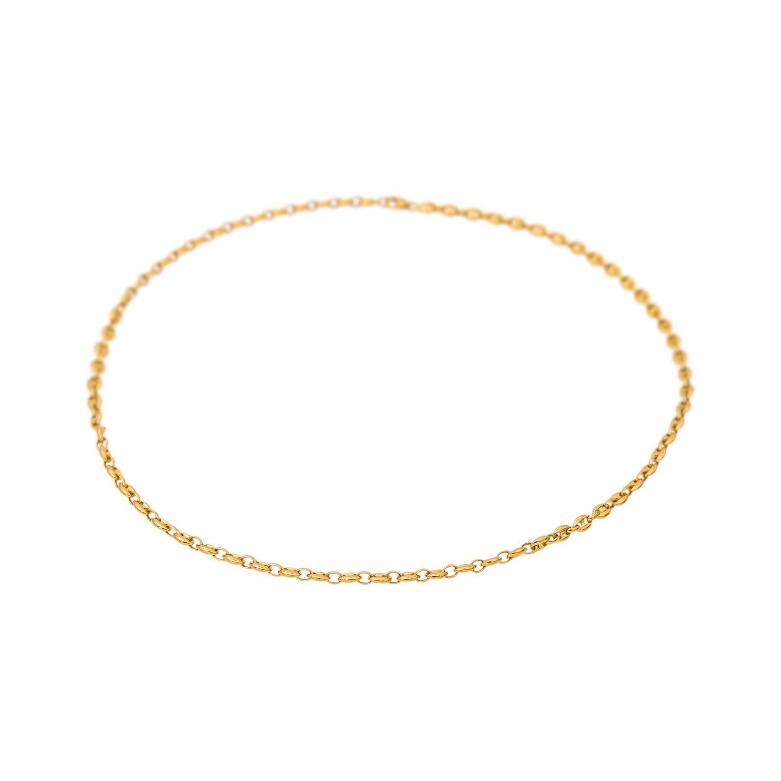 Collier Maille grain de café Or jaune