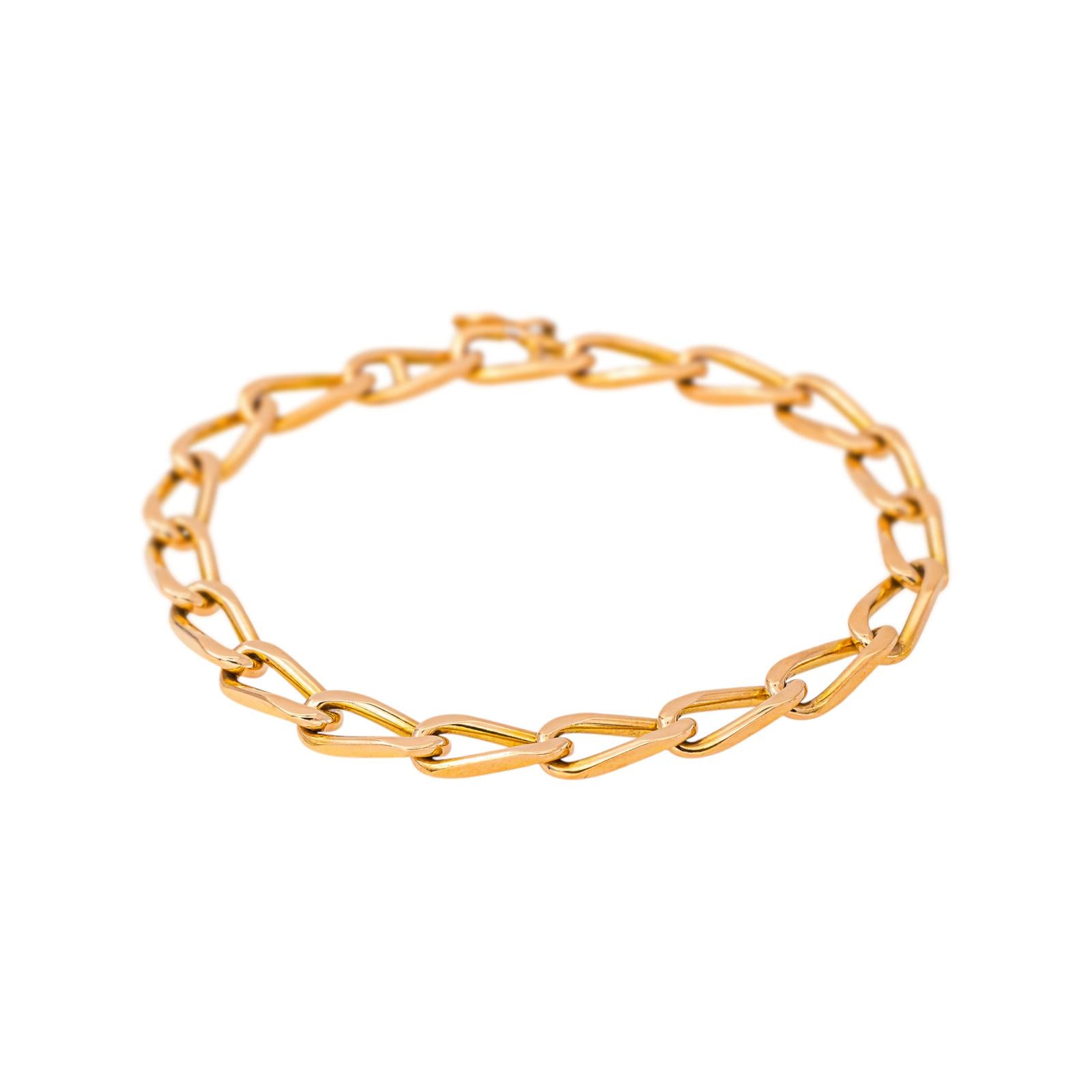 Rose Gold Horse-Link Bracelet