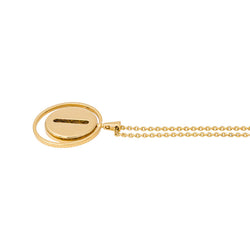 Messika "Lucky Move" Necklace in Yellow gold with Lapis lazuli