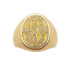 Yellow Gold Signet Ring