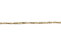Rose gold Figaro chain