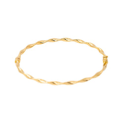 Yellow Gold Bangle Bracelet