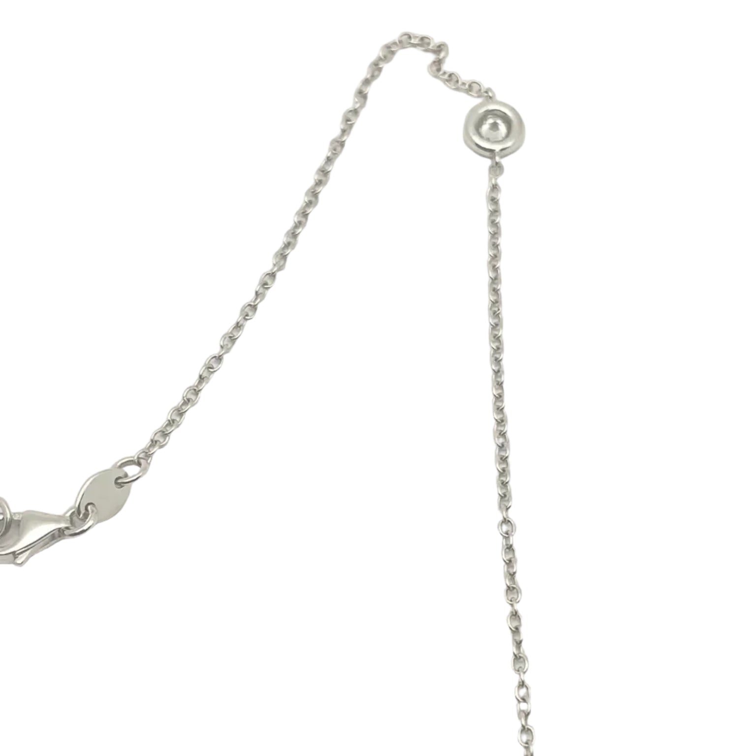 Collier Chaîne en or blanc et diamants