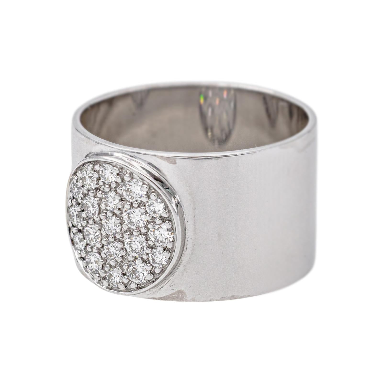 Dinh Van Bague Anthéa Or blanc Diamant
