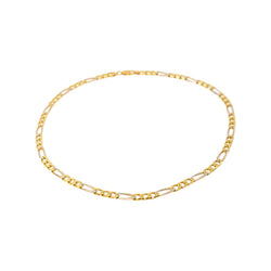 Collier maille Figaro Or jaune