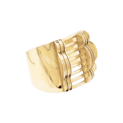 Bracelet manchette or rose.