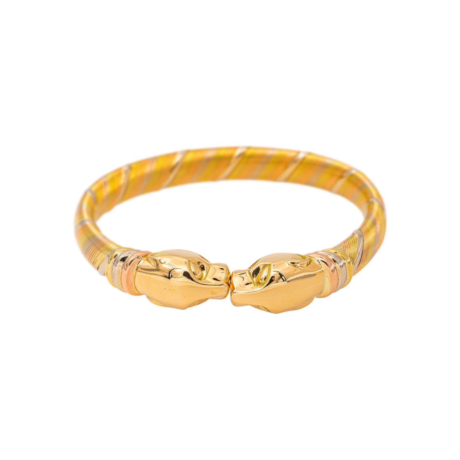 Cartier Bracelet Jonc Panthère Or jaune