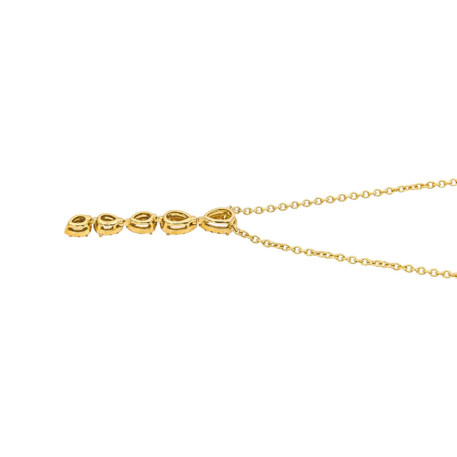 Necklace Yellow gold diamond