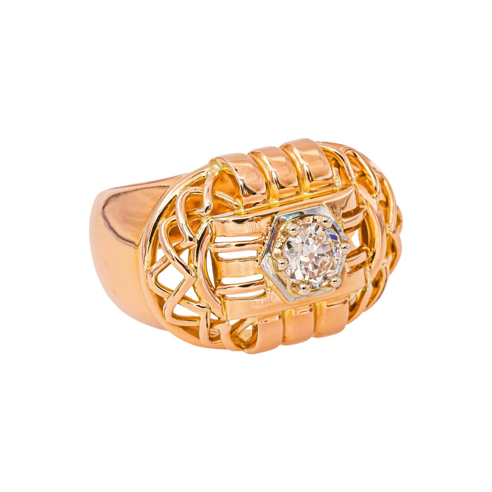 Rose gold Diamond Ring